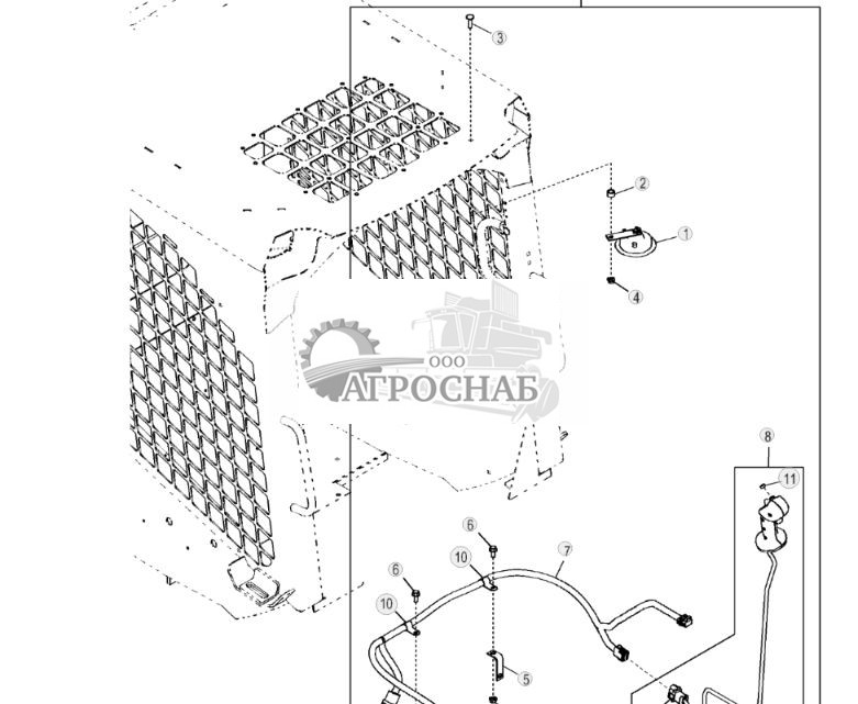 Комплект звукового сигнала, ручное управление - ST2493 112.jpg